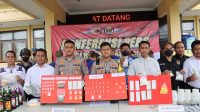 Polres Sukabumi Ungkap Belasan Kasus Narkoba
