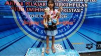Siswi SD Juara Wirautama Raih 3 Medali Lomba Renang di Bekasi
