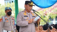 Kapolres Kampar jadi Irup Upacara Peringatan HUT Ke-77 dan Hari Guru Nasional tahun 2022