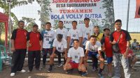 Tim Bola Voly PGRI Kecamatan Sliyeg Menang di Turnamen Sunan Mandiri Cup