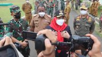 Puluhan Prajurit Kodim 0410/KBL Di Kerahkan Untuk Melatih 400 Personel Pol PP Kota Bandar Lampung