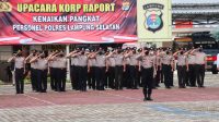 41 Personil Polres Lampung Selatan Naik Pangkat