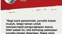 Himbauwan Mahfud MD Jurnalis Bukan Musuh