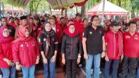 Nina Agustina Hadiri Rangkaian HUT ke-50 PDI P di Gantar