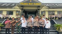 Kunker Kapolda Lampung di Polres Way Kanan, Motivasi Personel Tingkatkan Pelayanan Masyarakat