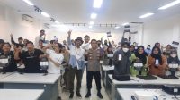 Humas Polda Lampung Sosialisasikan Aplikasi Super App Kepada Mahasiswa