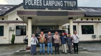 Jelang Tahun Politik, Ketua KPU Lakukan Audensi Dengan Kapolres Lampung Timur*