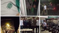 Polsek Ciampea Amankan Belasan Motor dan Berbagai Jenis Sajam Milik Pelajar Yang di Duga Akan Gelar Aksi Tawuran