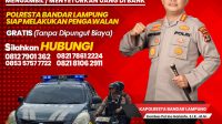 Cegah Pencurian Kepada Nasabah Bank, Polresta Bandar Lampung Siapkan Pengawalan Gratis