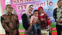PIN Tahap I Seluruh Balita di Kabupaten Indramayu Divaksin Polio