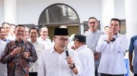 Bupati Pesawaran Sambut Menteri Perdagangan RI, Zulkifli Hasan di Islamic Center Pesawaran