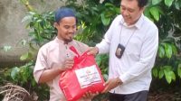 Merajut Kebaikan di Bulan Ramadhan, Sat Reskrim Polresta Bandar lampung Bagikan Paket Sembako
