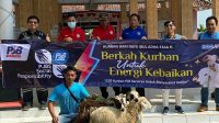Momen Idul Adha,PT PLN NP UP Indramayu Bagikan Hewan Qurban