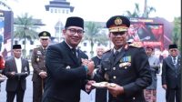 Gubernur Jabar Pimpin Upacara Di Hari Bhayangkara Ke -77 Di Lapangan Gasibu Bandung