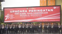 Polda Lampung Menggelar Upacara Bendera Memperingati Hari Kemerdekaan ke-78 Republik Indonesia