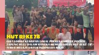 Memeriahkan HUT RI Ke-78, Kapolsek Tapung Hulu Bersama Personil Gelar Lomba Kearifan Lokal