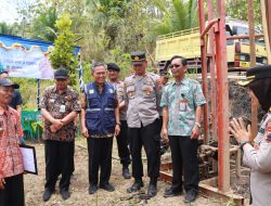 Polresta Cilacap Berikan Bantuan Sumur Bor kepada Warga Terdampak Kekeringan
