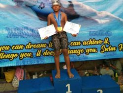 Rizqy Adi Nata Sabet 3 Medali di Kejuaraan Renang PGA Festival 2023