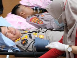 Ditlantas Polda Jateng Gelar Baksos di Hari Bhayangkara ke-68