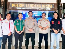 Gebrak Kunjungi Mapolres Lampung Utara,Kapolres : Jaga Kondusifitas
