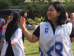 Peringati Haornas,Nadja Senam Bersama Warga Bogor Selatan