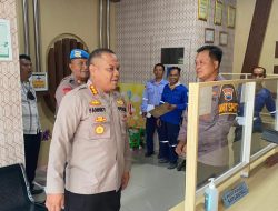 Kapolresta Cilacap Lakukan Pengawasan Pelayanan Publik SPKT