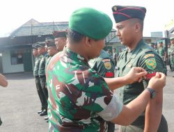 Kodim 0410/KBL Laksanakan Corp Raport Naik Pangkat 27 Prajurit