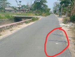 Pengaspalan Jalan Perintis Utama Terlihat Tipis dan Bergelombang