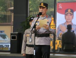 Satgas Pengamanan Pemilu 2024,Humas Polri Apel Pasukan