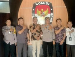 Polres Lampung Utara Kunjungi KPU