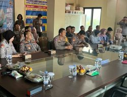 Polres Lampung Utara Terima Kujungan Biro Rena Polda Lampung