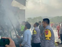 Kapal Ferry Terbakar Saat Akan Bersandar di Pelabuhan Bakauheni