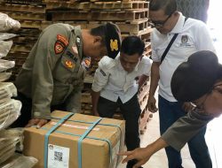 Polda Lampung Rutin Patroli di Kantor KPU Pastikan Pemilu Aman