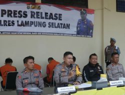 Kepolisian Lamsel Cokok Empat Residivis Curi Truck