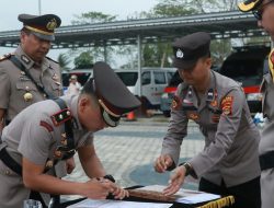 Rotasi Perwira di Polres Lamsel, Kapolres: Pejabat Baru Langsung Kerja