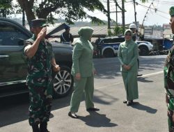 Pangdam II/Swj Didampingi Danrem 043/Gatam Sambangi Kodim 0410/KBL