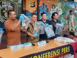 Tabrak Anggota Polisi,Pelaku Curat Berhasil Ditangkap Polda Lampung