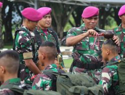 Tradisi Orientasi Prajurit Ramaja Yonif 9 Marinir Resmi Ditutup