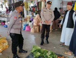 Binmas Polres TBB Ingatkan Pedagang Waspada Berita Hoax Jelang Pemilu