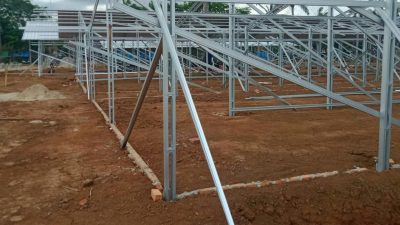 Kualitas Bangunan Pasar Sementara Natar Diragukan Warga