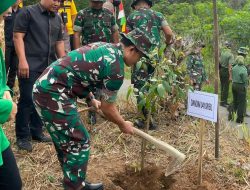 Kawasan Way Gubak Dipilih Kodim/0410 KBL Untuk Tanam Ratusan Pohon