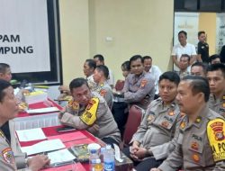 Tim Wasops Mabes Polri Periksa Operasi Mantap Brata di Polda Lampung