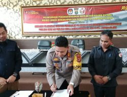 Sinergi Polres Lamsel, KPUD dan Bawaslu Sukseskan Pemilu 2024