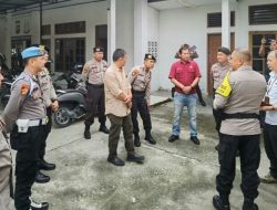 Subsatgas PROPAM Polda Riau Lakukan Pengecekan Sprint Satgas Pemilu