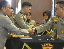 Kapolda Lampung Pimpin Acara Penyerahan DIPA Satker TA 2024