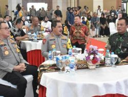 Bareng Forkopimda Lampung Kasrem 043/Gatam Hadiri Baksos dan Bakes Polri Presisi Untuk Negeri