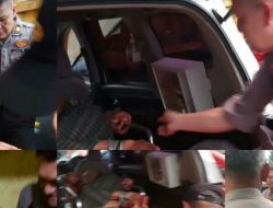 Anggota Polsek Cibungbulang Amankan ODGJ Ngamuk di Alfa Mart