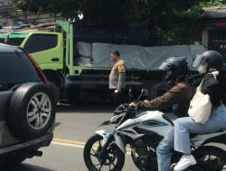 Rem Blong,Truck Tabrak Beberapa Kendaraan Kini Ditangani Polsek Ciawi