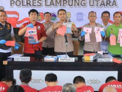 849 Kasus Sepanjang Tahun 2023 Berhasil Diungkap Polres Lampung Utara