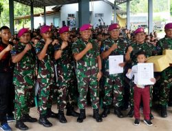 Keluarga Besar Yonif 9 Marinir Gembira Bersama Danyonif